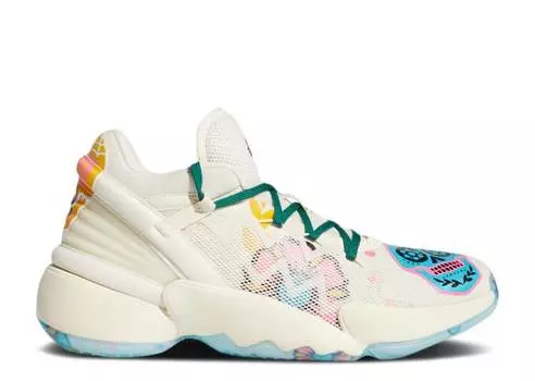 Кроссовки Adidas D.O.N. ISSUE #2 'DAY OF THE DEAD', белый