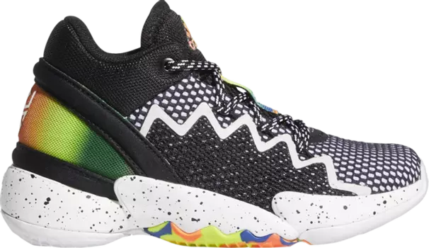 Кроссовки Adidas D.O.N. Issue #2 Little Kids 'Black Multi', черный