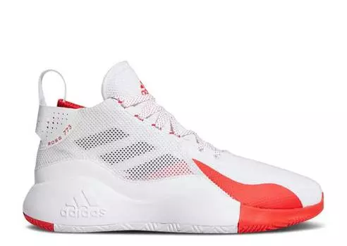 Кроссовки Adidas D ROSE 773 2020 'WHITE VIVID RED', белый