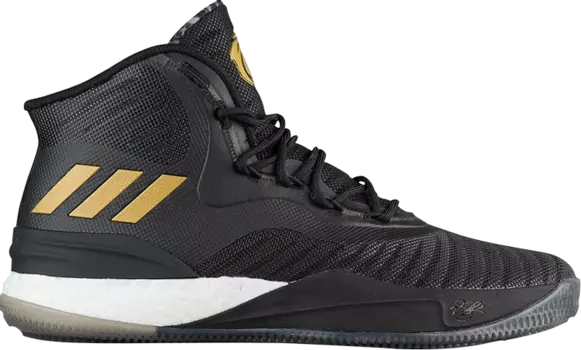 Кроссовки Adidas D Rose 8 'Black Gold White', черный