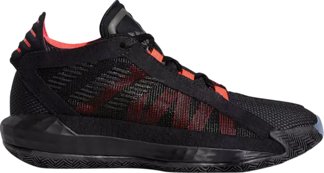 Кроссовки Adidas Dame 6 Big Kids 'Ruthless', черный