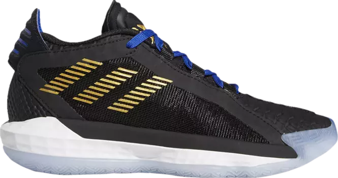 Кроссовки Adidas Dame 6 Big Kids 'Stone Cold', черный