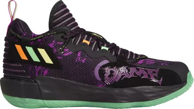 Кроссовки Adidas Dame 7 EXTPLY 'Halloween', черный