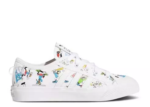 Кроссовки Adidas DISNEY X NIZZA J 'SPORT GOOFY PACK - WHITE', белый