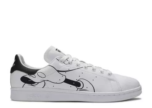 Кроссовки Adidas DISNEY X STAN SMITH 'BLACK & WHITE MICKEY MOUSE', белый