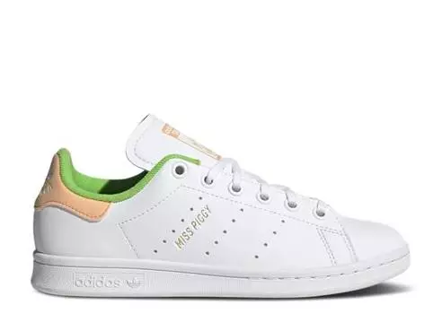 Кроссовки Adidas DISNEY X STAN SMITH J 'MISS PIGGY & KERMIT', белый