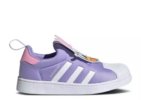 Кроссовки Adidas DISNEY X SUPERSTAR 360 LITTLE KID 'DAISY DUCK', белый
