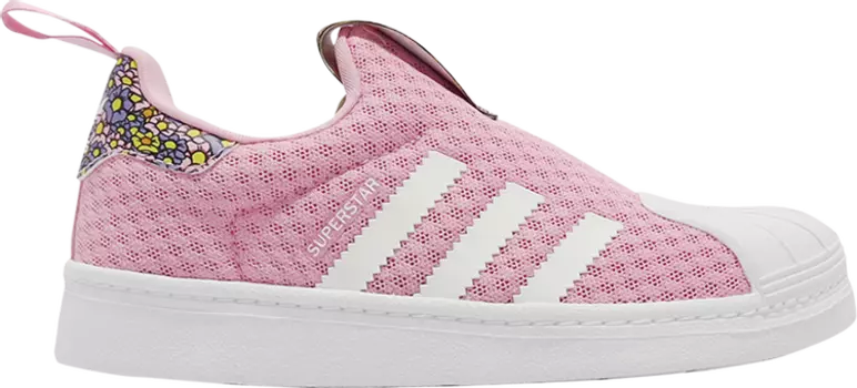 Кроссовки Adidas Disney x Superstar 360 Little Kid, розовый