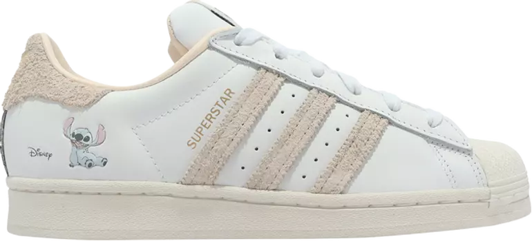 Кроссовки Adidas Disney x Superstar, белый/бежевый