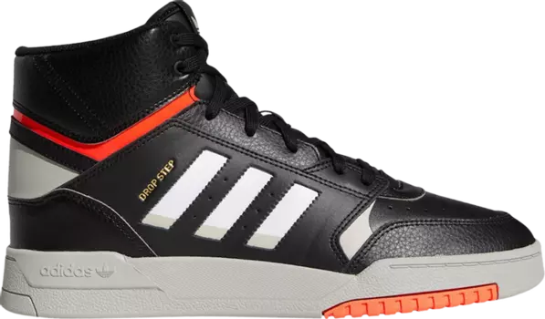 Кроссовки Adidas Drop Step 'Black Solar Red', черный