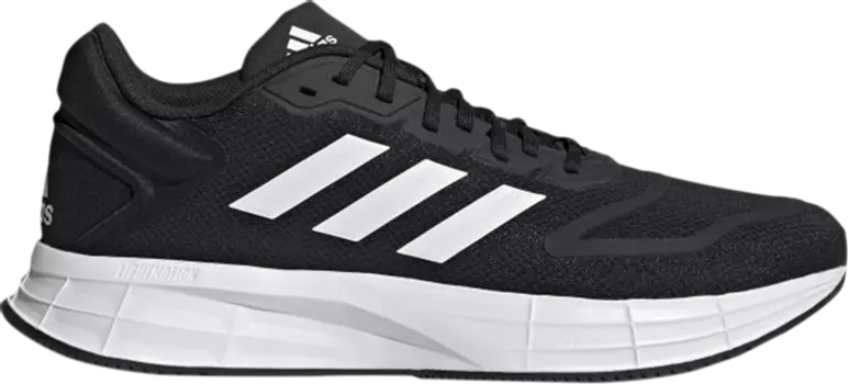 Кроссовки Adidas Duramo 10 Wide 'Black White', черный