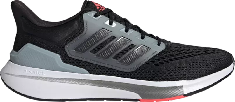 Кроссовки Adidas EQ21 Run 'Black Magic Grey', черный