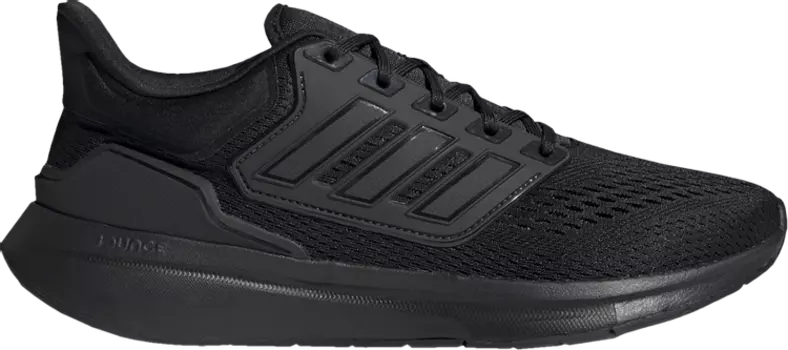 Кроссовки Adidas EQ21 Run 'Triple Black', черный