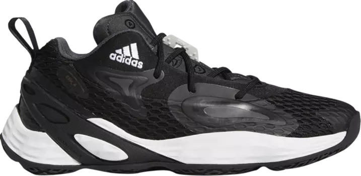 Кроссовки Adidas Exhibit A 'Black White', черный