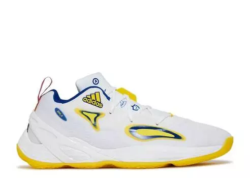 Кроссовки Adidas EXHIBIT A 'WHITE TEAM YELLOW', белый