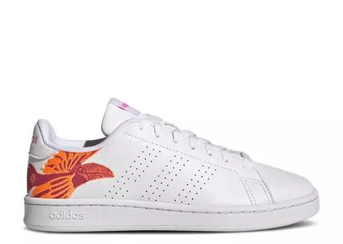 Кроссовки Adidas FARM RIO X WMNS ADVANTAGE COURT 'WHITE SCREAMING PINK', белый