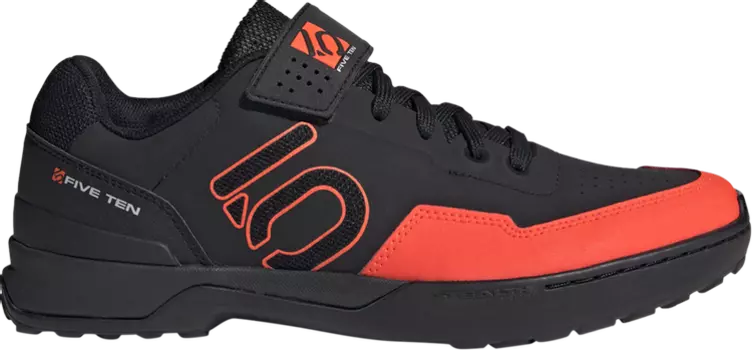 Кроссовки Adidas Five Ten Kestrel Lace 'Black Solar Red', черный