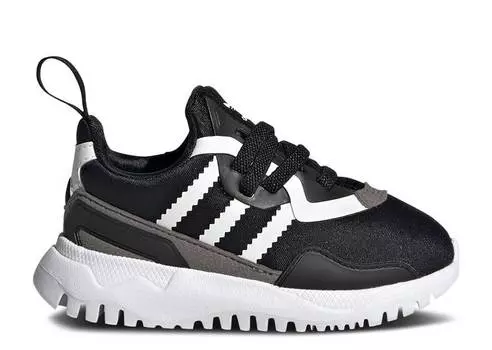 Кроссовки Adidas FLEX INFANT 'BLACK WHITE', черный
