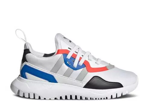 Кроссовки Adidas FLEX J 'WHITE GLOW BLUE', белый