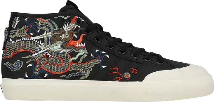 Кроссовки Adidas Footpatrol x Juice x Matchcourt Mid 'Dragon', черный