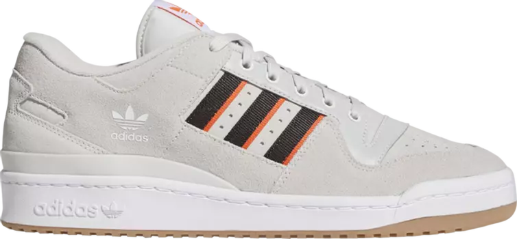 Кроссовки Adidas Forum 84 Low ADV 'Grey Impact Orange Gum', серый