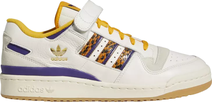 Кроссовки Adidas Forum 84 Low 'Lakers Snakeskin', кремовый