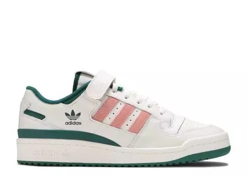Кроссовки Adidas FORUM 84 LOW 'COLLEGIATE GREEN GLOW PINK', белый