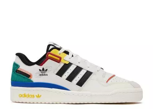 Кроссовки Adidas FORUM EXHIBIT LOW 'WHITE MULTI', белый
