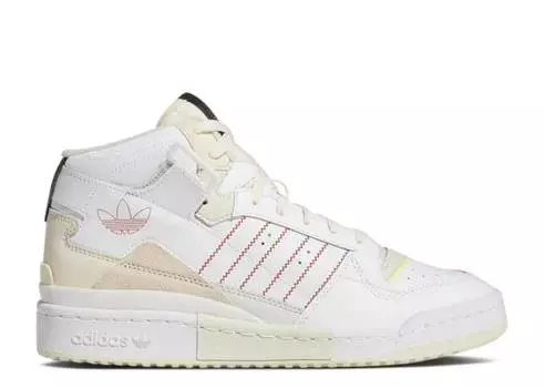 Кроссовки Adidas FORUM EXHIBIT MID 'WHITE VIVID RED', белый