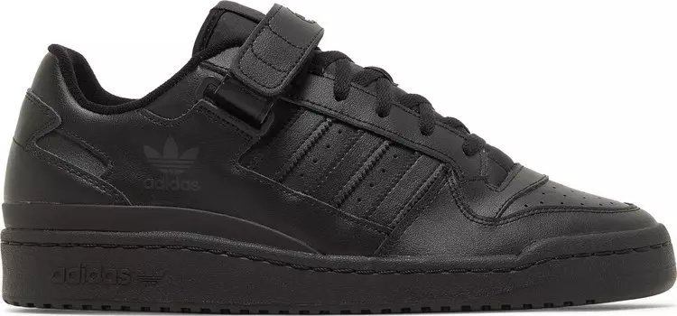 Кроссовки Adidas Forum Low 'Triple Black', черный