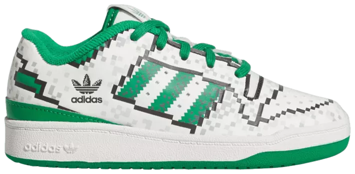 Кроссовки adidas Forum Low CL C 'Pixelated Green', белый