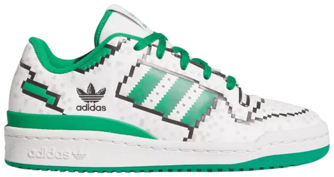 Кроссовки adidas Forum Low CL J 'Pixelated', зеленый