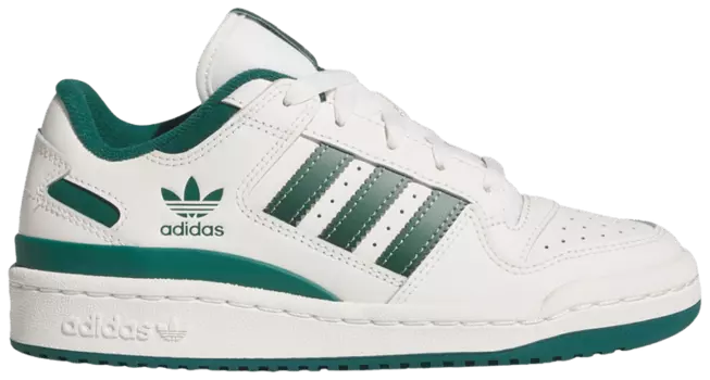 Кроссовки adidas Forum Low CL J 'White Collegiate Green', белый