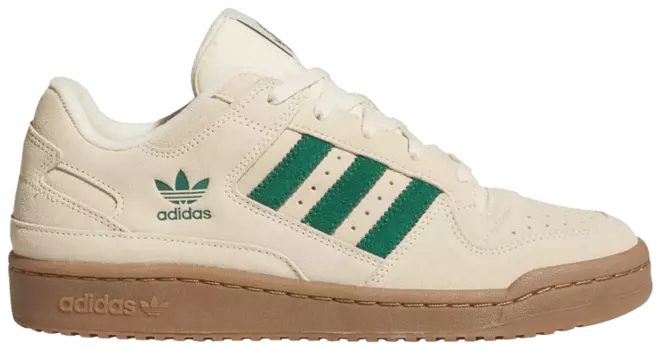 Кроссовки adidas Forum Low CL 'Warm Vanilla Dark Green', кремовый