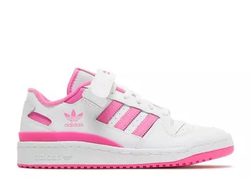 Кроссовки Adidas FORUM LOW J 'WHITE SCREAMING PINK', белый