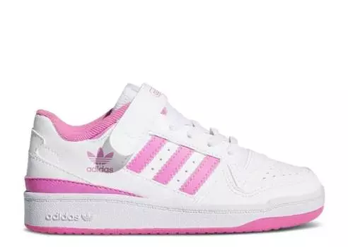 Кроссовки Adidas FORUM LOW J 'WHITE SCREAMING PINK', белый