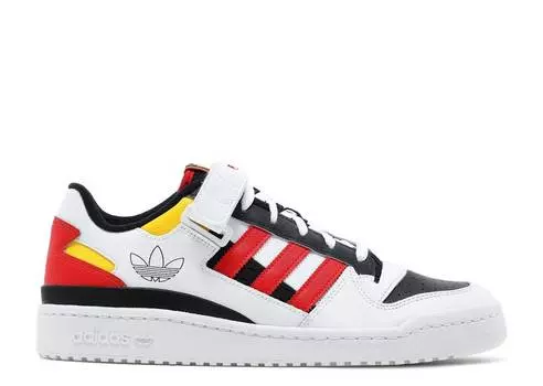 Кроссовки Adidas FORUM LOW 'LEGEND INK RED', белый