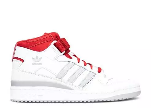 Кроссовки Adidas FORUM MID 'WHITE SCARLET', белый