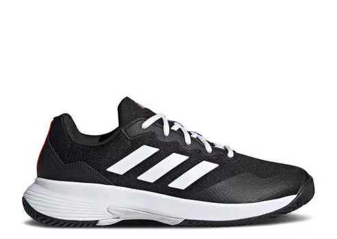Кроссовки Adidas GAMECOURT 2.0 'BLACK WHITE SOLAR RED', черный