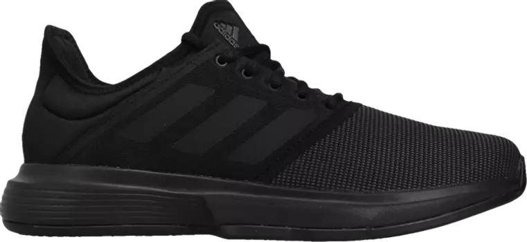 Кроссовки Adidas GameCourt 'Core Black', черный
