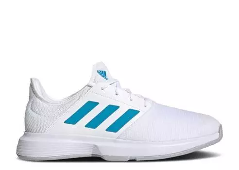 Кроссовки Adidas GAMECOURT 'WHITE SONIC AQUA', белый