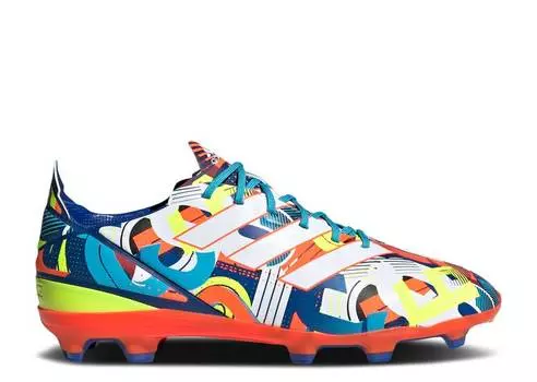 Кроссовки Adidas GAMEMODE FG J 'ICONIC NUMBERS - BRIGHT CYAN',