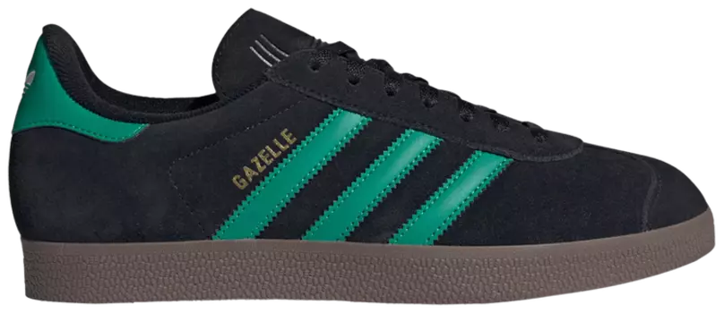 Кроссовки adidas Gazelle 'Black Court Green', черный