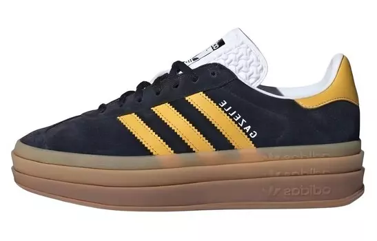 Кроссовки Adidas Gazelle Bold Black Bold Gold Women's Adidas Originals