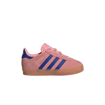 Кроссовки adidas Gazelle Comfort Closure EL I Semi Pink Spark Lucid Blue, розовый