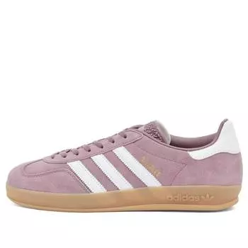 Кроссовки Adidas Gazelle Indoor W, цвет Shadow, White & Gum