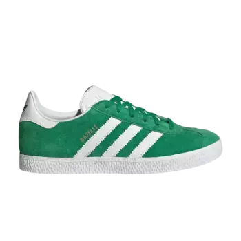 Кроссовки adidas Gazelle J Green White, зеленый