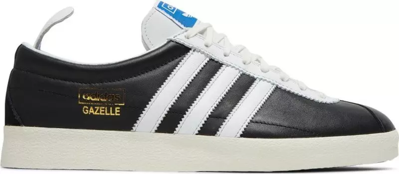 Кроссовки Adidas Gazelle Vintage 'Black Gold Metallic', черный