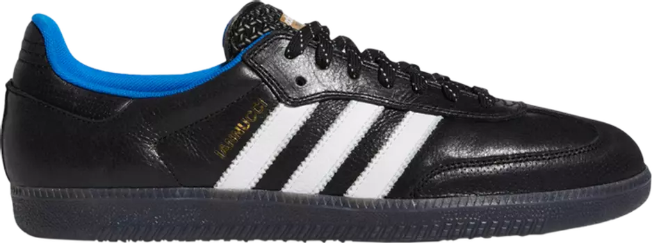 Кроссовки Adidas Gino Iannucci x Samba ADV RYR 'Black Blue Bird', черный