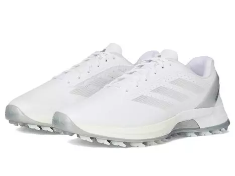 Кроссовки adidas Golf Adizero ZG Spikeless Golf Shoes, цвет Footwear White/Silver Metallic/Grey Two